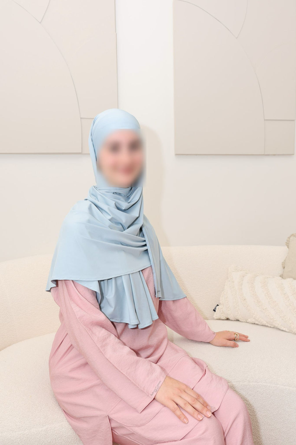 Khimar Set – Sky Blue