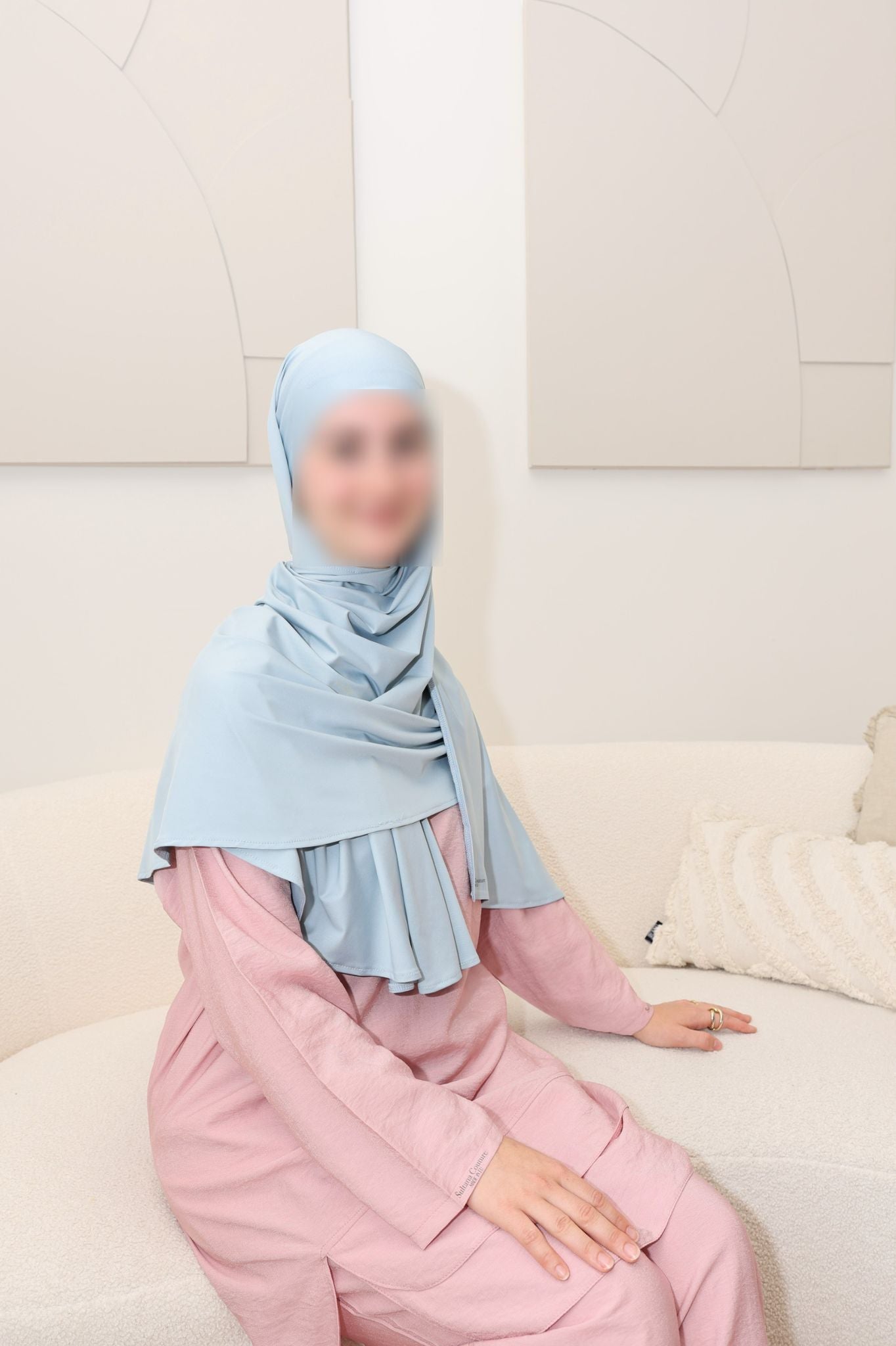 Khimar Set – Sky Blue