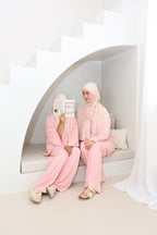 Khimar Set  – Pink Fullset